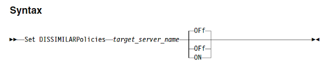 How to enable different policy settings for the replicated data on the replication server